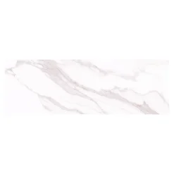 GoodHome Faïence murale effet marbre blanc mat L.90 x l.30 cm x ép.8,7 mm, Oazis