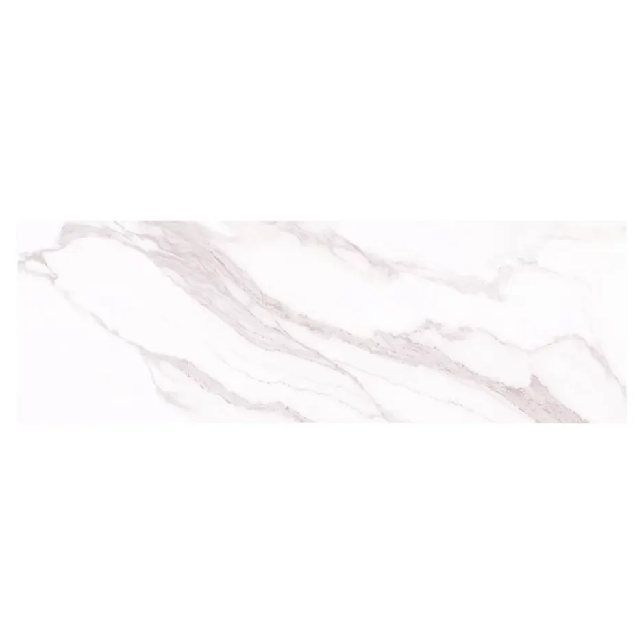 GoodHome Faïence murale effet marbre blanc mat L.90 x l.30 cm x ép.8,7 mm, Oazis