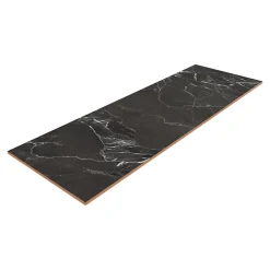 Faïence murale effet marbre noir brillant L.60 x l.20 cm x ép.9,4 mm, Aruma-GoodHome Best
