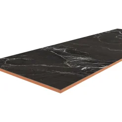 Faïence murale effet marbre noir brillant L.60 x l.20 cm x ép.9,4 mm, Aruma-GoodHome Best