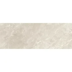 Faïence murale effet marbre taupe brillant L.90 x l.30 cm x ép.10,5 mm, Balmoral-Baldocer