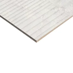 Ecoceramic Faïence murale effet marbre gris brillant décor texturé L.60 x l.30 cm x ép.7 mm, Celena