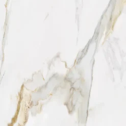 Ecoceramic Faïence murale effet marbre blanc mat L.90 x l.30 cm x ép.8,7 mm, Aster