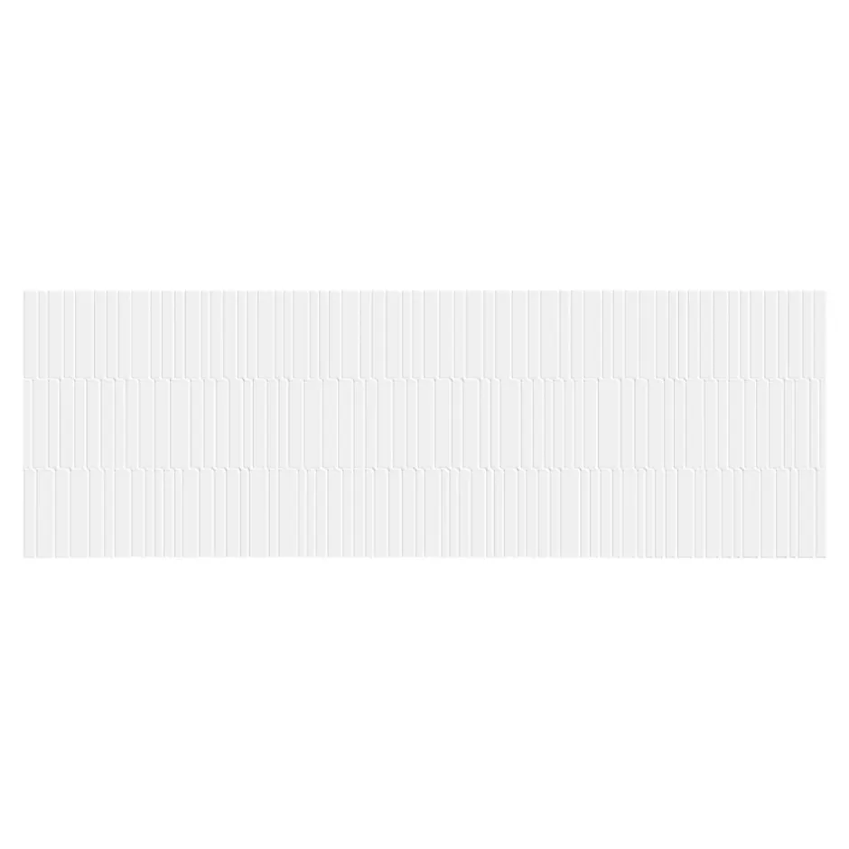 Faïence murale effet origami blanc L.90 x l.30 cm x ép.10,5 mm, Aragone-GoodHome Hot