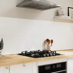 Faïence murale effet origami blanc L.90 x l.30 cm x ép.10,5 mm, Aragone-GoodHome Hot