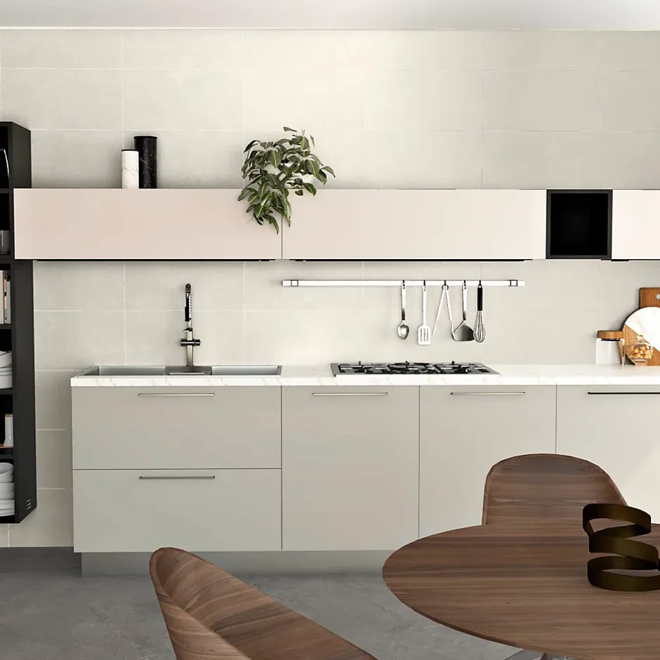 Faïence murale effet pierre gris mat L.60 x l.30 cm x ép.9 mm, Urano-Azulejos Benadresa Discount