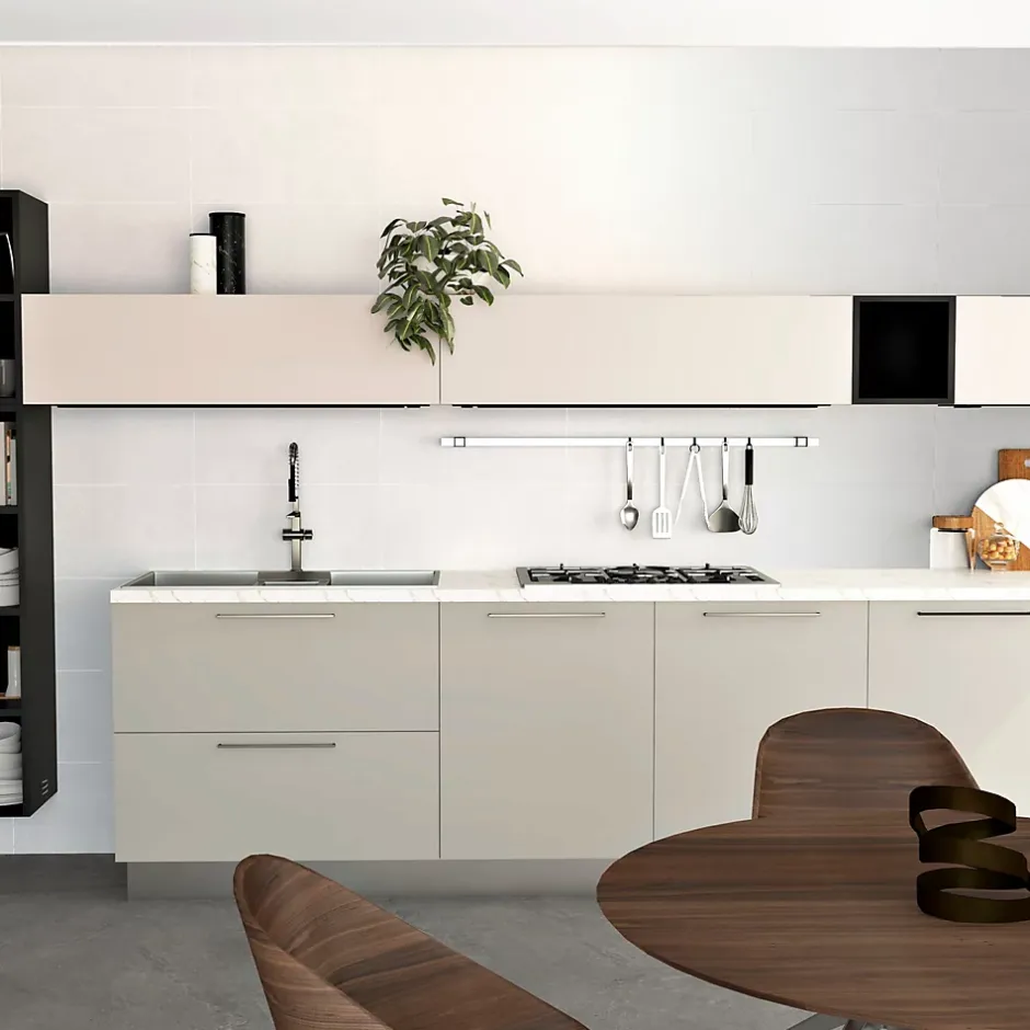 Azulejos Benadresa Faïence murale effet pierre blanc mat L.60 x l.30 cm x ép.9 mm, Urano