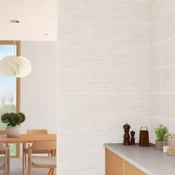 Azulejos Benadresa Faïence murale effet pierre gris mat décor texturé L.60 x l.30 cm x ép.9 mm, Urano