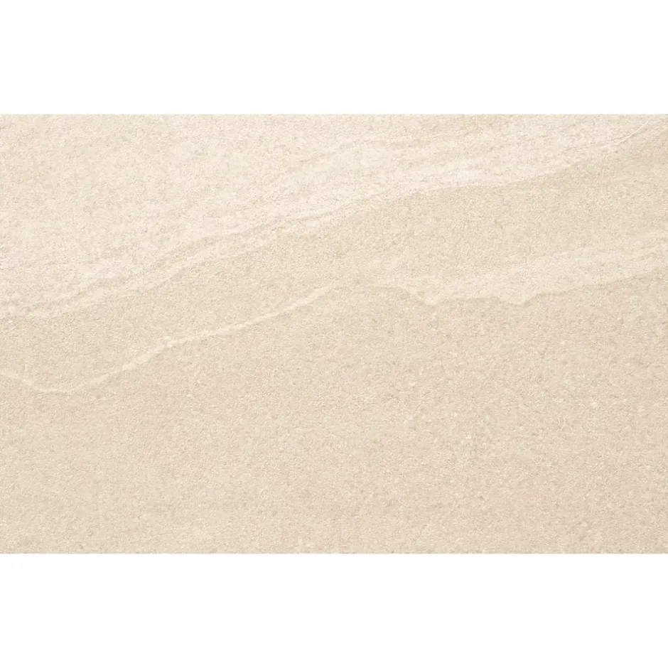 Faïence murale en terre cuite effet pierre beige mat L.40 x l.25 cm x ép.8,5 mm, Queens-Alaplana Discount