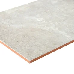 Alaplana Faïence murale en terre cuite effet pierre gris mat L.60 x l.30 x ép.8,5cm, Nor