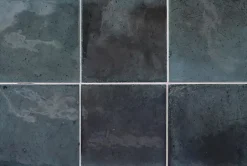 Faïence murale Funny Vintage bleu nuit 10 x 10 cm- New