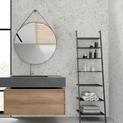 Faïence murale intérieur effet pierre ivoire mat L.75 x l.25 cm x ép.9 mm, GeoTech-Mykonos