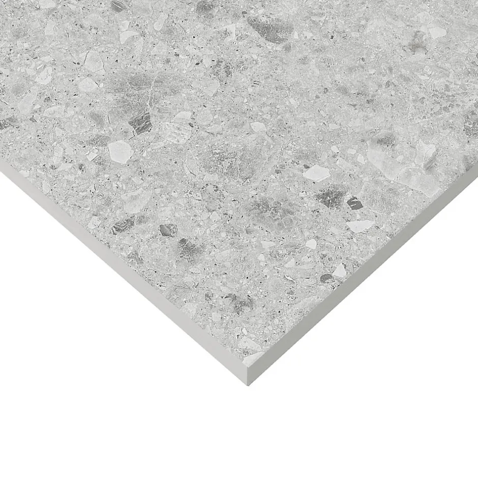 Mykonos Faïence murale intérieur effet pierre gris clair L.75 x l.25 cm x ép.9 mm, GeoTech