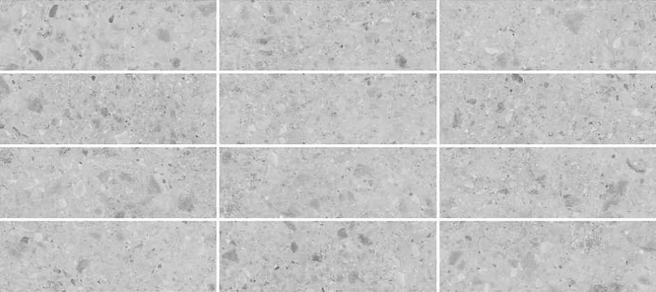 Mykonos Faïence murale intérieur effet pierre gris clair L.75 x l.25 cm x ép.9 mm, GeoTech