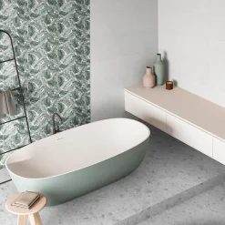 Faïence murale intérieur feuillages verts Amazonia L.120 x l.40 cm x ép.8,3 mm, Aspen-Mykonos Sale