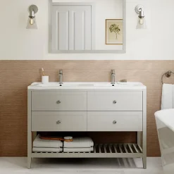 Faïence murale intérieur grès émaillé effet bois brut beige L.12 x l.6 cm x ép.8,2 mm, Taka-GoodHome Online