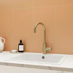 Faïence murale intérieur terracotta satiné L.60 x l.30 cm x ép.7 mm, Colville-GoodHome Clearance