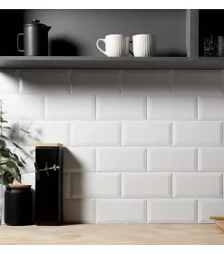 Faïence murale métro blanc mat L.15 x l.7,5 cm x ép.7,2 mm-Elyssa Ceramic Sale