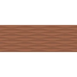 Faïence murale terre cuite mat décor 3D L.90 x l.30 cm x ép.10,5 mm, Aspen-Etile Sale