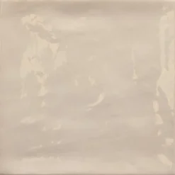 Faïence murale unie beige brillant L.10 x l.10 cm x ép.8 mm, Twist-Equipe Ceramica Hot