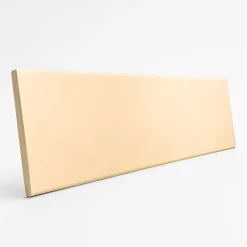 Faïence murale unie beige satin L.30 x l.7 cm, Minerra- Sale