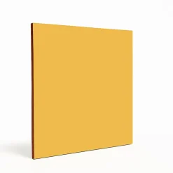 Faïence murale unie jaune moutarde satin L.20 x l.20 cm, Monocolor