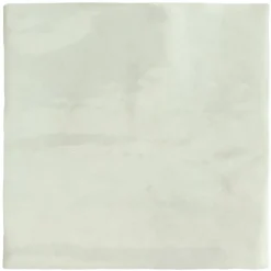 Equipe Ceramica Faïence murale unie vert d'eau brillant L.10 x l.10 cm x ép.8 mm, Twist