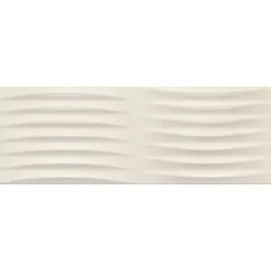 Faïence murale vague effet béton beige mat L.90 x l.30 cm x ép.10,5 mm, Unik-Baldocer Clearance