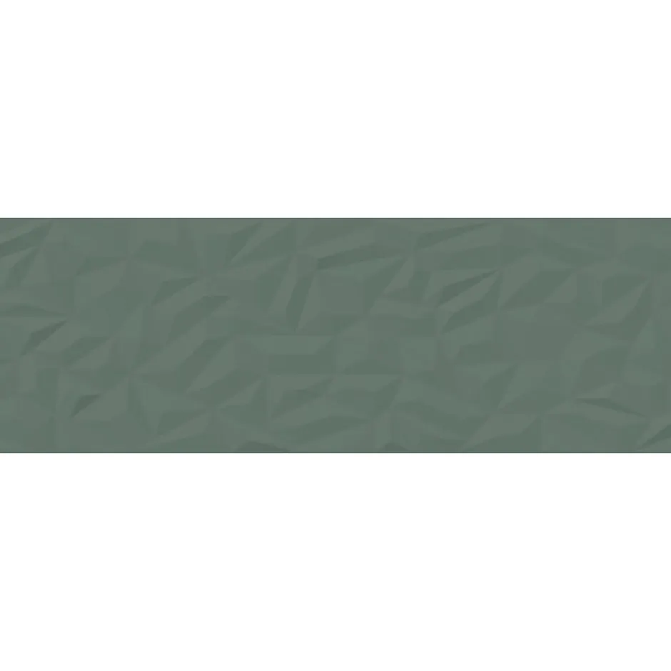 Faïence murale vert foncé mat décor 3D L.90 x l.30 cm x ép.10,5 mm, Aspen-Etile Online