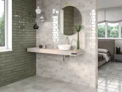 Bestile Faïence Nara Blanc brillant 30 x 7.5cm ( vendu par boite de 0,59 m² )