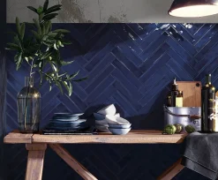 Bestile Faïence Saona Vert brillant - brillant 25 x 5cm ( vendu par boite de 0,75 m² )