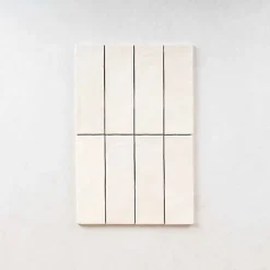 Gioia Materia Faience Effet Zellige Beige MALLORCA 6,5x20cm Cream - Les Carreaux de Jean