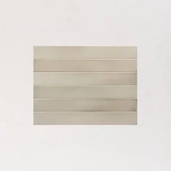 Les Carreaux De Jean  Faience Effet Zellige Beige MASSIMO Siena Earth 5x40cm - Les Carreaux de Jean