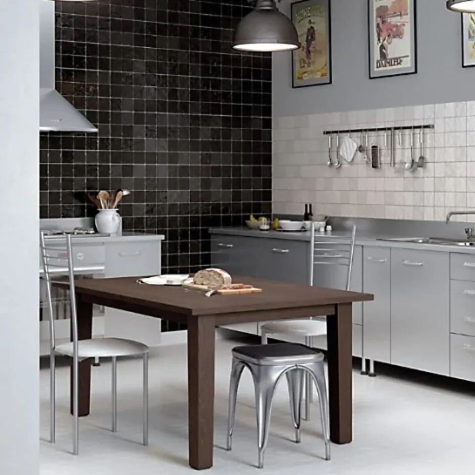 Gioia Materia Faience Effet Zellige Noir MALLORCA 10x10cm Black - Les Carreaux de Jean