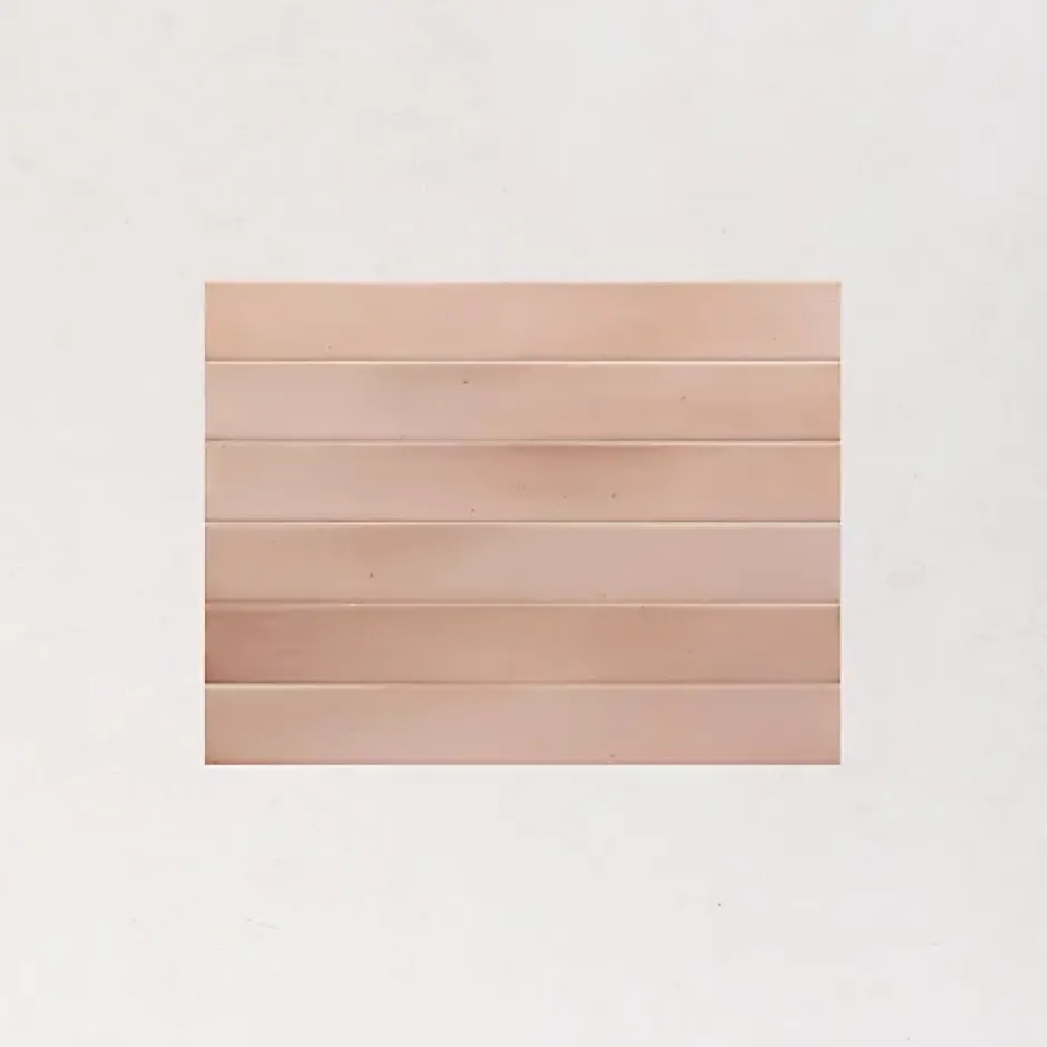 Faience Effet Zellige Rose MASSIMO Pink Sand 5x40cm - Les Carreaux de Jean-Les Carreaux De Jean Best