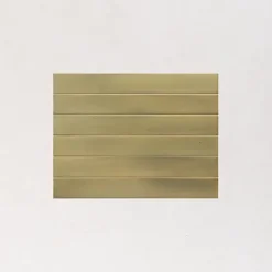 Les Carreaux De Jean  Faience Effet Zellige Vert MASSIMO Verd Antique 5x40cm - Les Carreaux de Jean