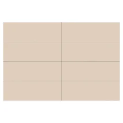 GoodHome Faience murale sable satiné L.60 x l.20 cm x ép.8,3 mm, Plain