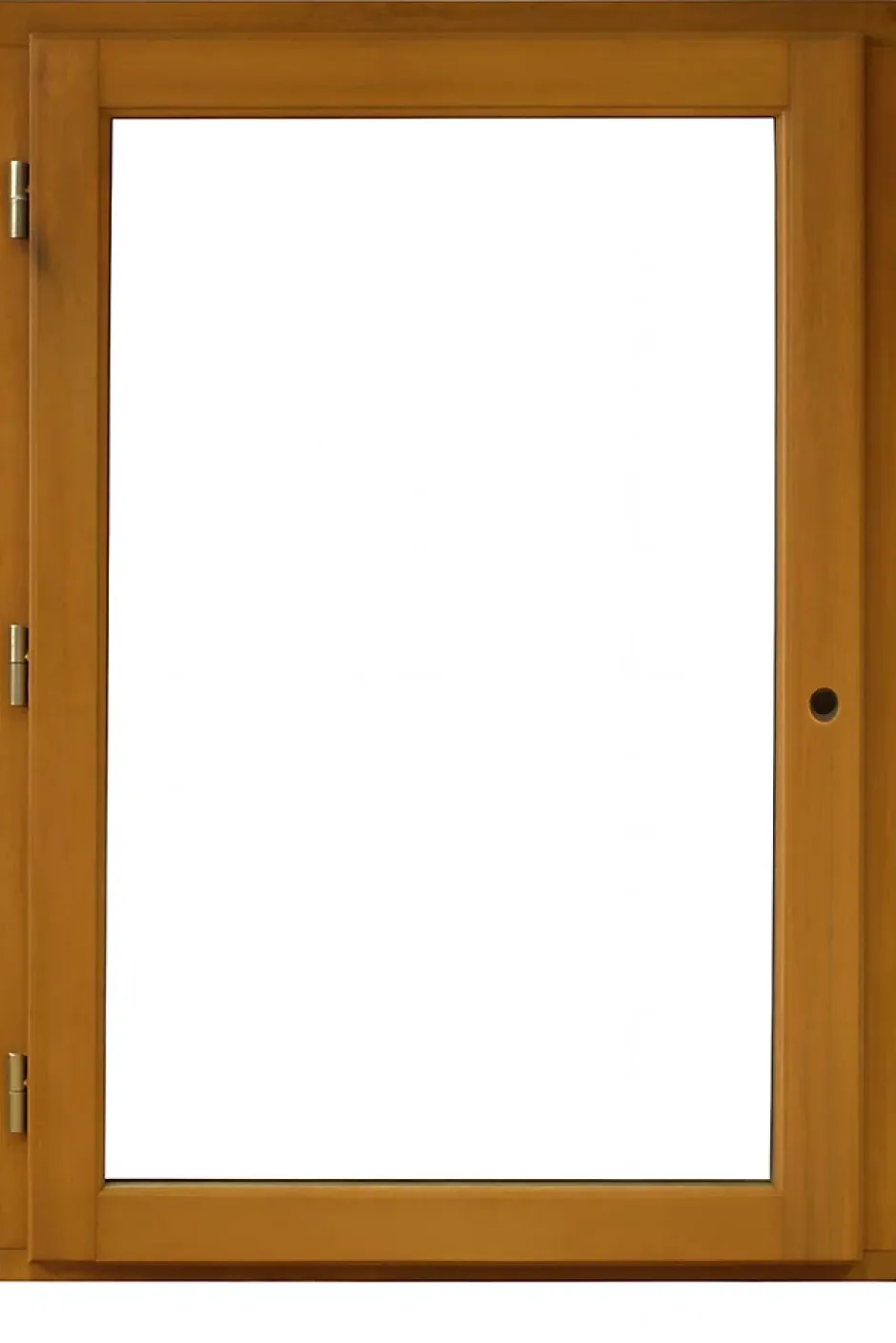 Gd Menuiseries Fenetre Bois 1 Vantail H75 X L50 Côte Tableau Tirant Gauche