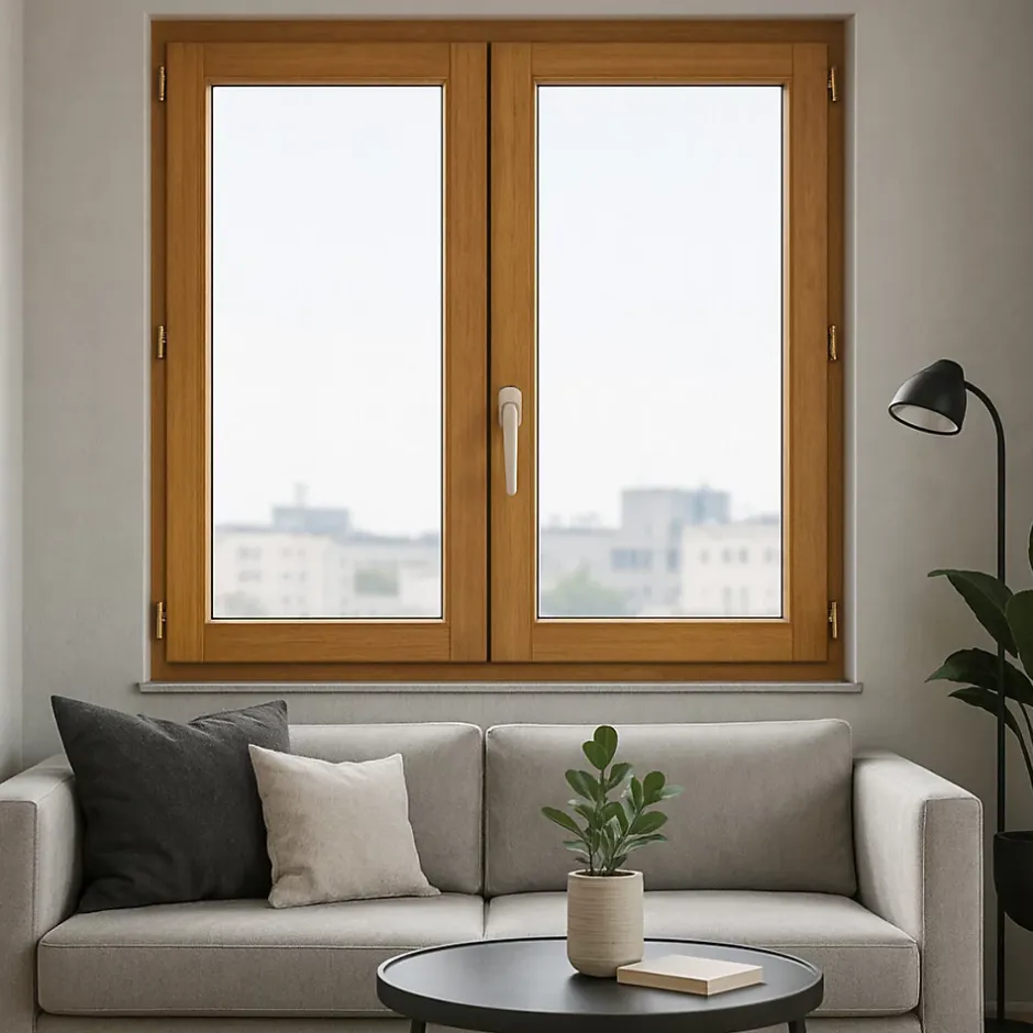 Fenetre Bois 2 Vantaux H95 X L100 Côte Tableau-Gd Menuiseries New