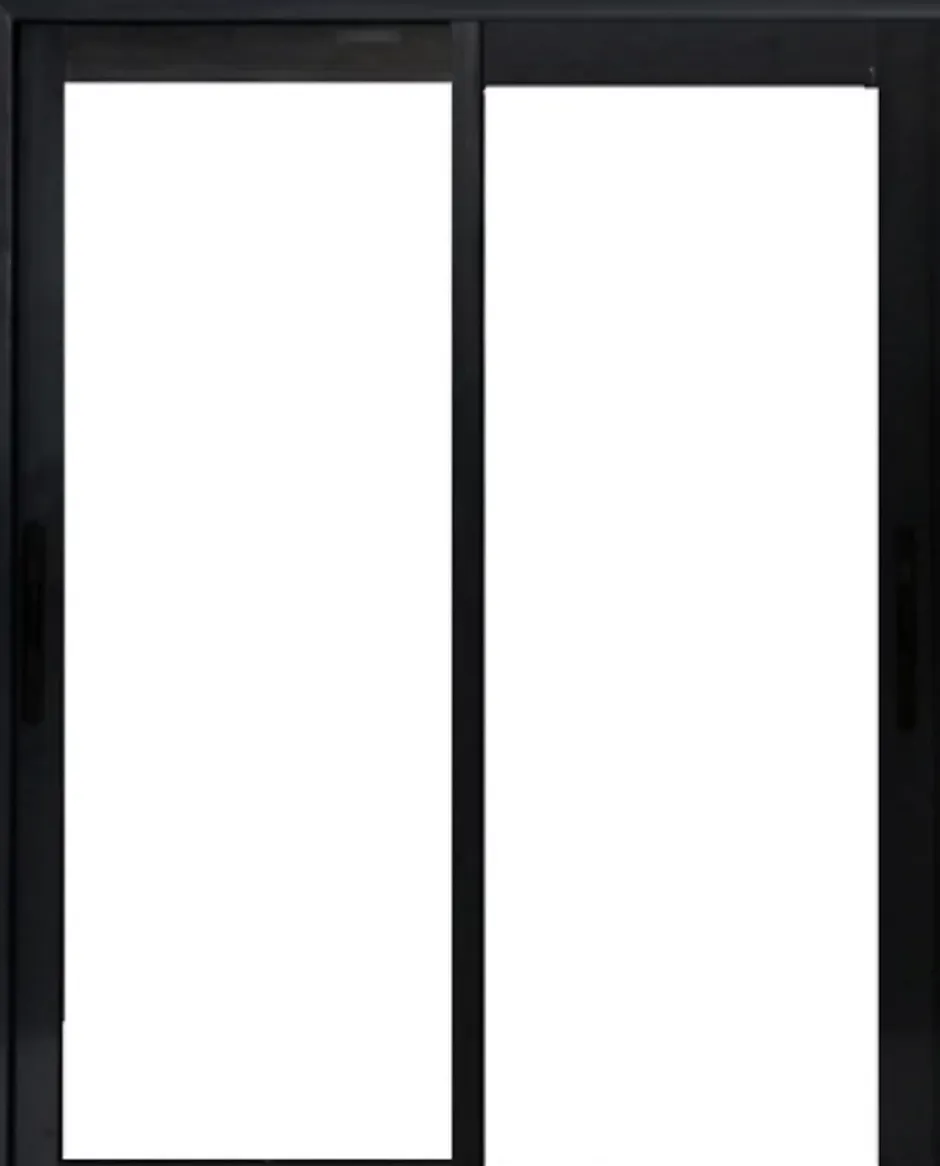 Gd Menuiseries Fenetre Coulissante Aluminium H125 X L120 Gris Ral 7016 2 Vantaux