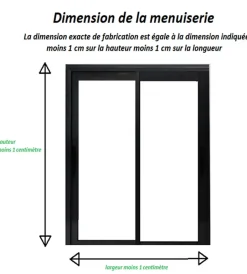 Gd Menuiseries Fenetre Coulissante Aluminium H125 X L120 Gris Ral 7016 2 Vantaux
