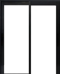 Fenetre Coulissante Aluminium H115 X L100 Gris Ral 7016 2 Vantaux-Gd Menuiseries