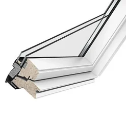 Velux Fenêtre à rotation GGL Triple vitrage blanc MK04 80,7 x h.111,6 cm