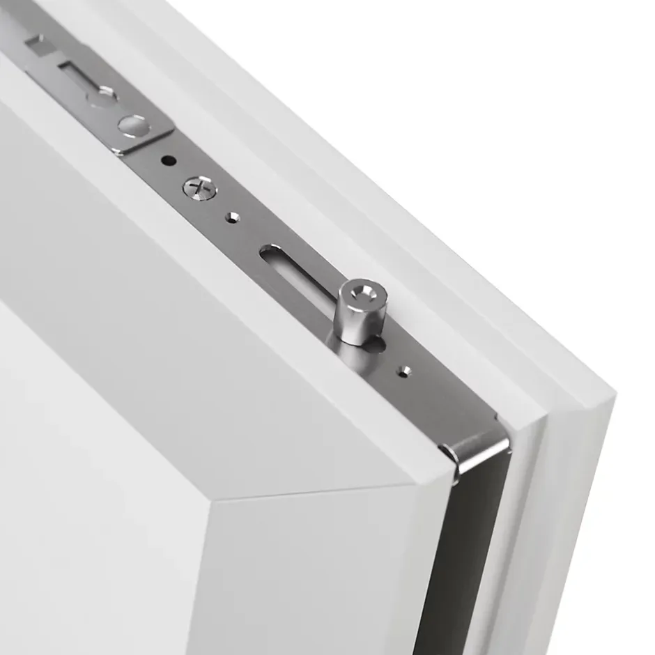 Fenêtre 1 vantail oscillo-battante, tirant gauche double vitrage en PVC blanc l.85 x H.118 cm-GoodHome Best