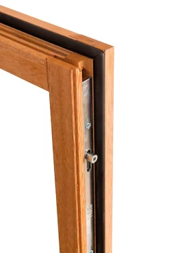 GoodHome Fenêtre 1 vantail tirant gauche double vitrage en bois marron l.65 x H.62,8 cm