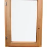 Fenêtre 1 vantail tirant gauche double vitrage en bois marron l.65 x H.77,8 cm-GoodHome Outlet
