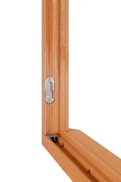 Fenêtre 1 vantail tirant gauche double vitrage en bois marron l.65 x H.77,8 cm-GoodHome Outlet