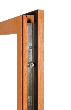 Fenêtre 2 vantaux tirant droit double vitrage en bois marron l.145 x H.137,8 cm-GoodHome New