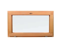 Fenêtre abattante par le haut double vitrage en bois marron l.65 x H.47,8 cm-GoodHome Best