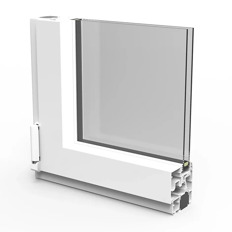 GoodHome Fenêtre alu 2 vantaux oscillo-battant + volet roulant électrique blanc - l.100 x h.125 cm